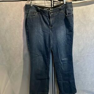 Tummy control plus size jeans